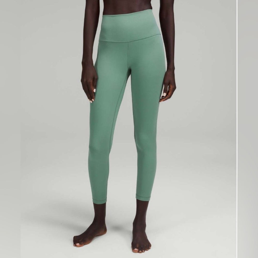 Lululemon Align High-Rise Pant 25" Nulu Leggings in Tidewater Teal W5CTBS